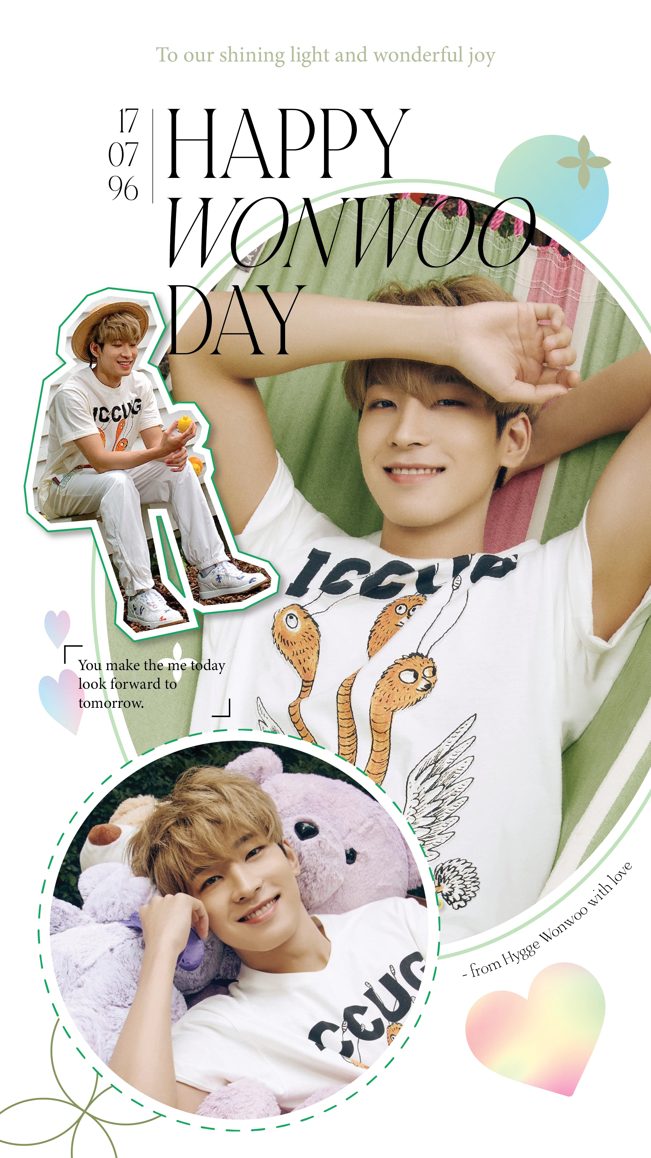 Hygge Wonwoo ad design