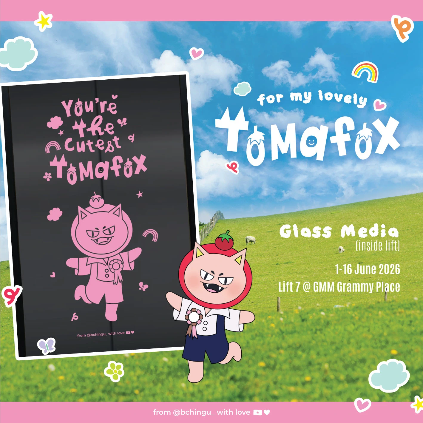 Tomafox social media post